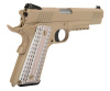 Страйкбольный пистолет WE Colt M45A1 Tan, металл, GBB WE-E015-TAN