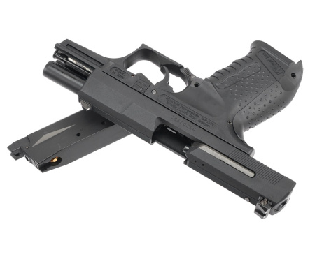 Страйкбольный пистолет WE Walther P99 черный, CO2