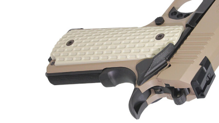 WE модель пистолета SOCOM 4.3 FDE (with rail) GBB, металл