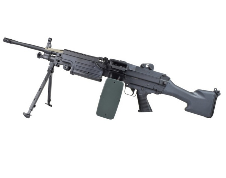 Страйкбольный пулемет (A&K) M249 MK II Black металл