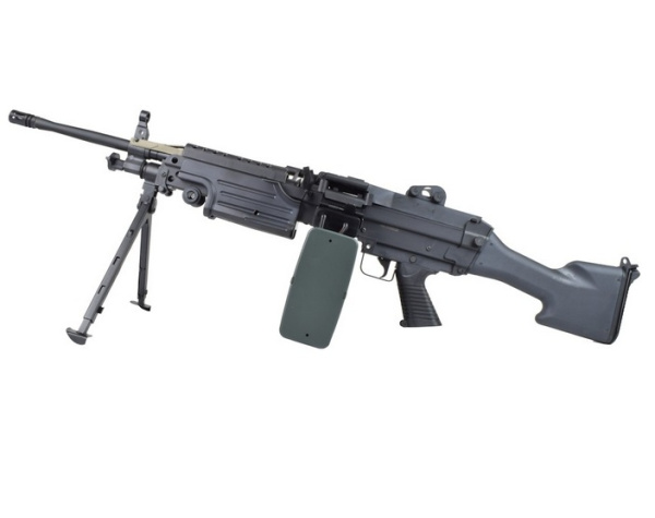 Страйкбольный пулемет (A&K) M249 MK II Black металл