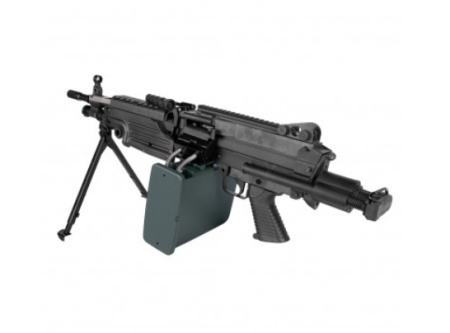 Страйкбольный пулемет (A&K) M249 Para (Пластик ABS) Black 249-PARA(P)