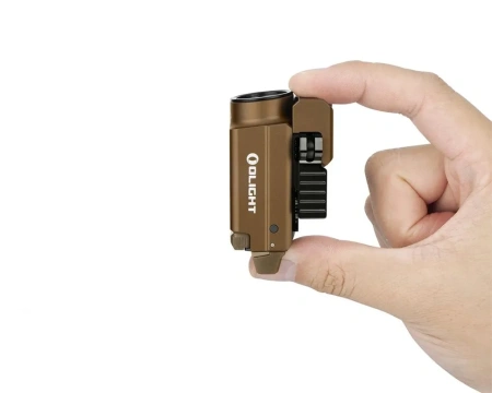 Пистолетный фонарь Olight Baldr S Desert Tan, Li-po 380 mAh, 130 метров, 800 люмен (Комплект)