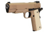 Страйкбольный пистолет WE COLT М1911А1 Kimber with Rail Tan металл, GBB, WE-E010-TAN