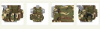 ACM Combat vest with releasable armour system - woodland