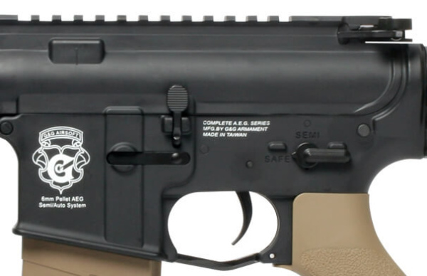 Страйкбольный автомат G&G GR4 CQB-S MINI, body - plastic (130-140 m/s) EGR-CQS-MIN-BBB-NCM