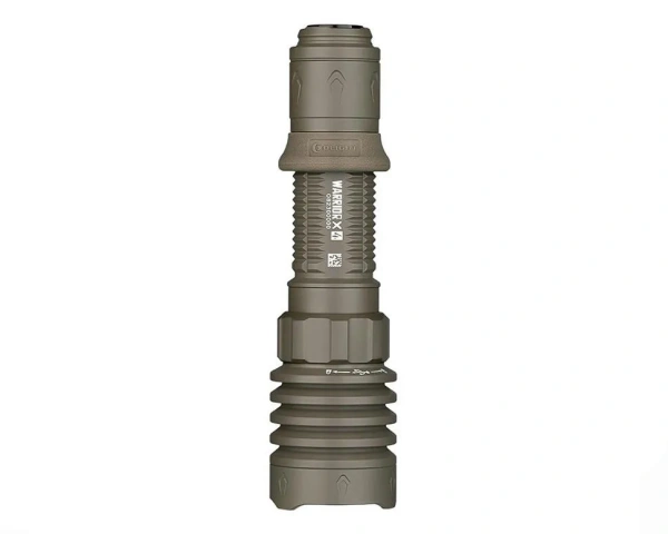 Фонарь Olight Warrior X 4 FLAT DARK EARTH, 21700, диод SFT-70, 630 метров, 2600 люмен (Комплект)