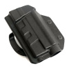 Компактная поясная кобура МПЛ c Fenix GL22 черная, левша [STRIKE GEAR]