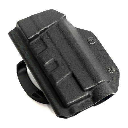 Компактная поясная кобура МПЛ c Fenix GL22 черная, левша [STRIKE GEAR]
