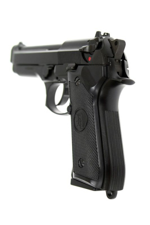 Страйкбольный пистолет Beretta M9, Gas, черный, металл M9.GAS (KJW)