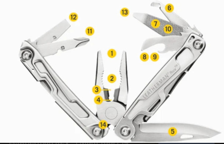 Мультитул Leatherman Rev Multitool Stainless