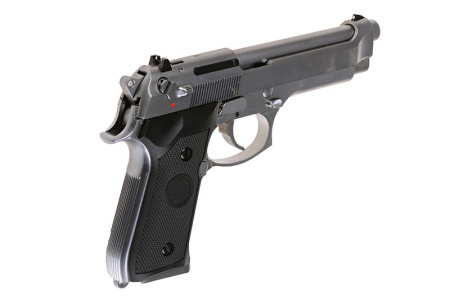Страйкбольный пистолет Beretta M92S, металл, хром, Gen 2 (WE)
