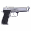 WE BERETTA M92F, green gas, хромированный, металл, WE-M002