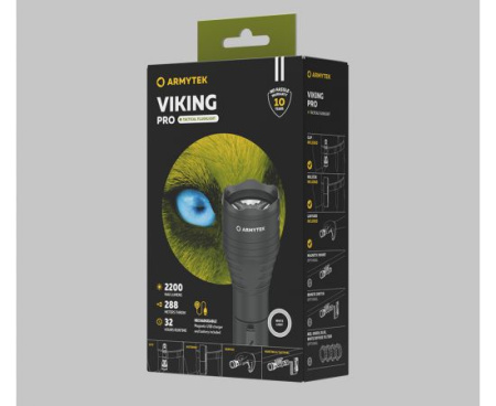 ARMYTEK VIKING PRO MAGNET USB WHITE