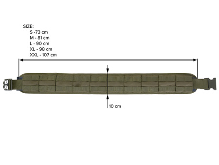 Padded MOLLE Combat Belt - Multicamo [8FIELDS]
