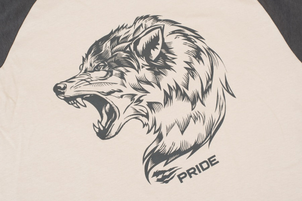 Футболка PRIDE Dark Wolf, бежевый/т.хаки [NOVATEX]