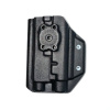 Компактная поясная кобура Glock 17 c Olight Baldr Pro черная, правша [STRIKE GEAR]
