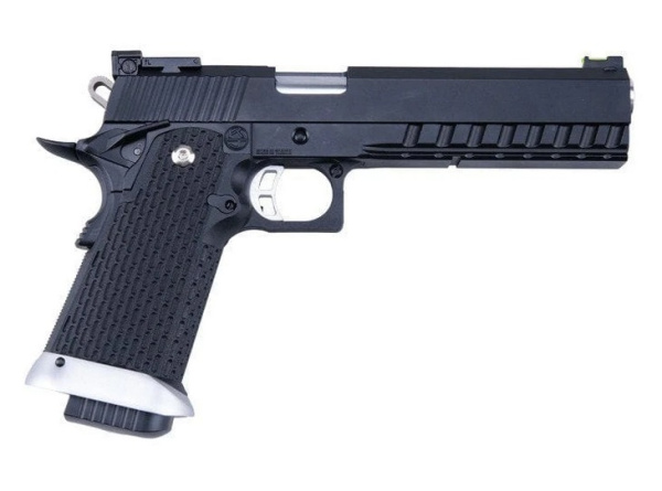 KJW COLT M1911 Hi-Capa 6" GBB, GAS, черный - KP-06.GAS