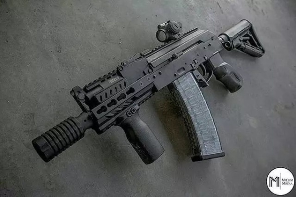 Автомат GRK-74C в тактическом обвесе (110-120m/s) Black (G&G) (GRK-74C-ETU-BNB-NCM)