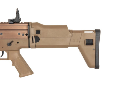 Страйкбольный автомат SCAR, металл, SC-01 TAN  [DOUBLE BELL]