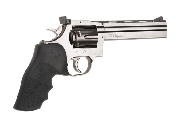 ASG Модель револьвера Dan Wesson 6" MB Silver, серебристый