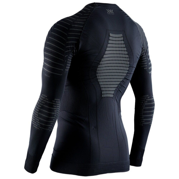 X-BIONIC® INVENT 4.0 SHIRT ROUND NECK LG SL Black/Charcoal