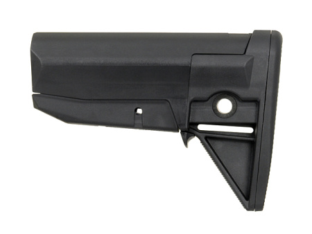 AR-15/M4 Light-Weight Polymer Stock - Black [BattleAxe]