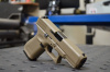 Страйкбольный пистолет WE Glock 19 Gen. 5 TAN, металл, GBB, газ, сменные накладки WE-G003VB-TAN