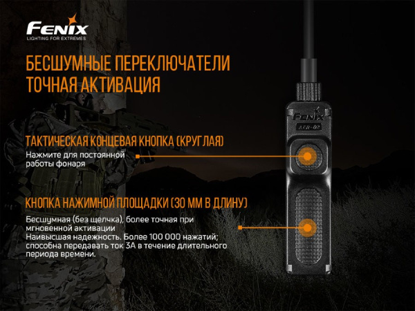 Выносная кнопка Fenix AER-02 V2.0 для фонаря , арт. AER-02V20
