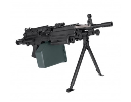 Страйкбольный пулемет (A&K) M249 Para (Пластик ABS) Black 249-PARA(P)