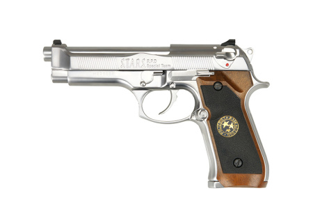Страйкбольный пистолет M92F BIOHAZARD, металл