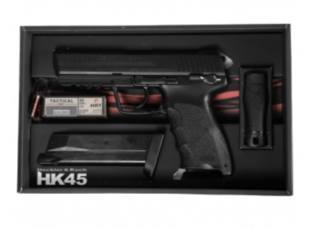 Страйкбольный пистолет (Tokyo Marui) HK45 GBB (Black) 142603