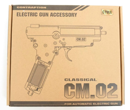 Гирбокс в сборе (Cyma) для АК провода под крышку 120-130 m/c cm02