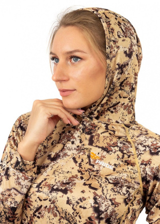 Лонгслив с капюшоном PRIDE Ocelot камыш [NOVATEX]