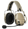 FCS AMP Communication Headset, цвет песочный (TAN)