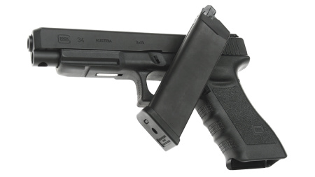 Страйкбольный пистолет GLOCK 34  GBB Black Tokyo Marui