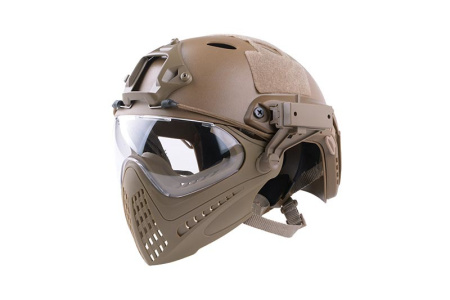 Защитная система FAST PJ Piloteer Helmet Replica - Tan (UTT)