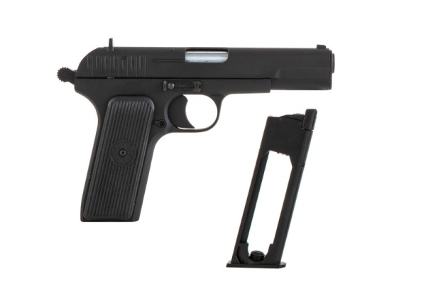 Страйкбольный пистолет SR33 CO2 Pistol Replica - Black (STTI)