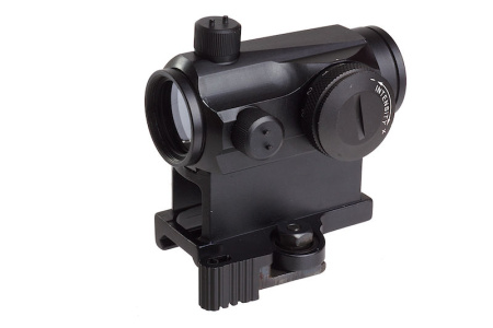 AIM T1 RED DOT W/ OFFSET RAIL, QD MOUNT & LOW MOUNT - BK