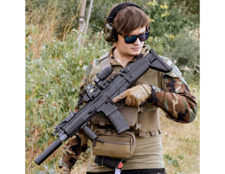 Страйкбольный автомат CM067 FN SCAR-L (Black) ABS VERSION [CYMA]