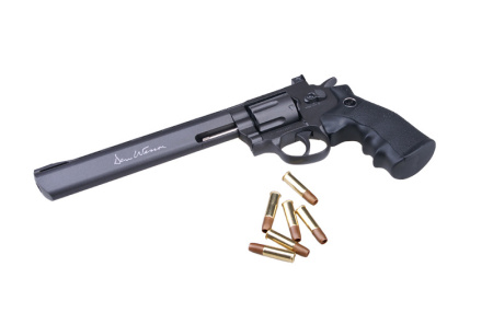 ASG Модель револьвера Dan Wesson 8" MB-L, серый, CO2 версия