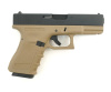 Страйкбольный пистолет WE GLOCK-19 gen3, металл слайд WE-TAN WE-G003A-TAN
