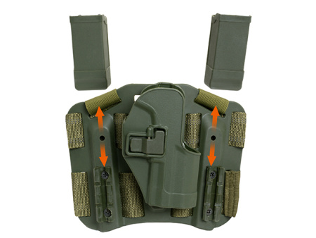 Holster w/Drop Leg Platform for 1911 Series -  [CS]