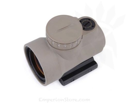 AIM MRO Red Dot with QD Riser Mount & Low Mount - TAN