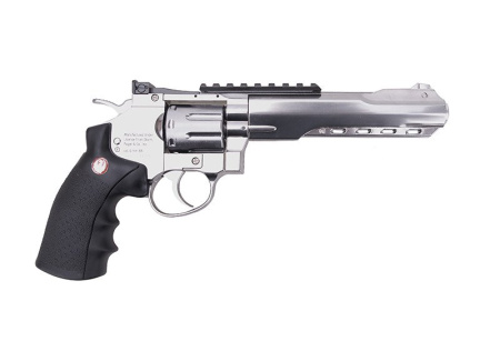 Страйкбольный револьвер RUGER Superhawk 6" хром UMAREX