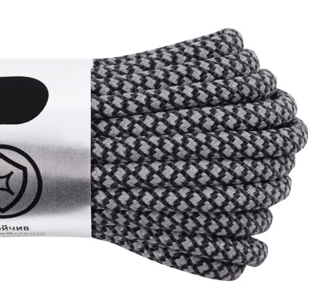 Паракорд 550 CORD nylon 10м RUS световозвращающий (black)