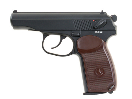 Страйкбольный пистолет PM CO2 No Blow Back Metal (ПМ) (KWC)