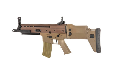 Страйкбольный автомат SCAR, металл, SC-01 TAN  [DOUBLE BELL]