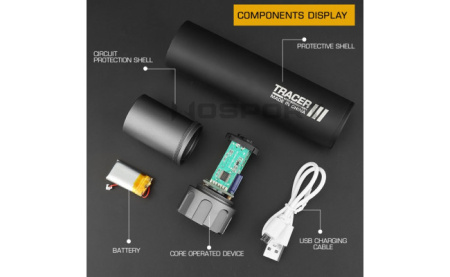 Трассерная насадка Flash silencer 15.8CM 6.3in