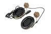Z156 zSordin Headset with Adapter for FAST Helmets - Dark Earth